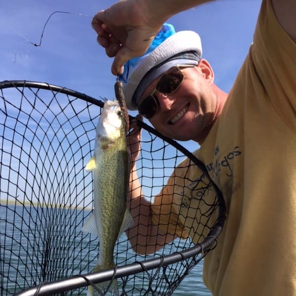 picture of walley caught at mcgregor lake