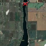 pine coulee reservoir bridge