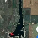 pine coulee reservoir inlet