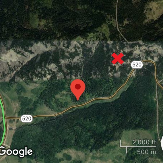 the top of the first hill